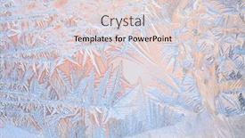  Presentation with pattern - Beautiful PPT layouts featuring frosty natural pattern on winter window backdrop and a lemonade colored foreground