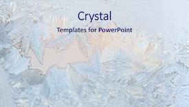  Presentation with pattern - Cool new presentation theme with frosty natural pattern on winter window backdrop and a sky blue colored foreground