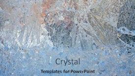  Presentation with pattern - Colorful theme enhanced with frosty-natural-pattern-on-winter backdrop and a light blue colored foreground