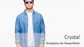  Presentation with negative - Theme having frown - young handsome man wearing sunglasses background and a  colored foreground