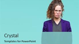  Presentation with young college student diagnosis of sti - Beautiful presentation theme featuring frowning upset because of problem backdrop and a arctic colored foreground