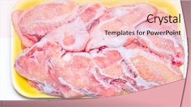  Presentation with frozen - Amazing slide deck having frozen chicken backdrop and a lemonade colored foreground