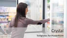  Presentation with freezer - Audience pleasing slide deck consisting of frozen food from a freezer backdrop and a light gray colored foreground