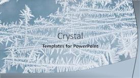  Presentation with frozen - Amazing PPT layouts having frozen glass texture or background backdrop and a light blue colored foreground