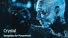  Presentation with zombie forest - Audience pleasing PPT layouts consisting of stands in the night forest backdrop and a navy blue colored foreground