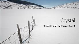  Presentation with frozen - Colorful presentation enhanced with frozen-trearie-lake-in-winter backdrop and a white colored foreground