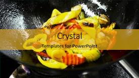  Presentation with mexican food mix colorful - Amazing PPT layouts having frozen turkey - fesh mixed vegetables food background backdrop and a gold colored foreground