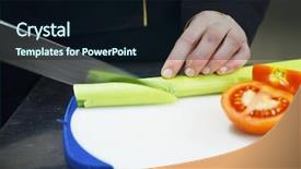  Presentation with frozen vegetables - PPT layouts enhanced with frozen turkey - fesh mixed vegetables food background background and a  colored foreground