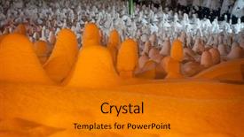  Presentation with mystical - Slide deck consisting of frozen turkey - mystical graveyard memorial in winter background and a gold colored foreground