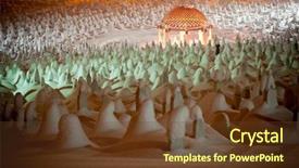  Presentation with mystical - PPT layouts with frozen turkey - mystical graveyard memorial in winter background and a tawny brown colored foreground