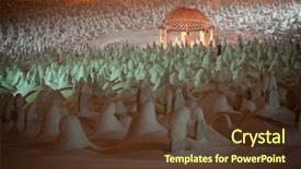  Presentation with mystical - Audience pleasing PPT layouts consisting of frozen turkey - mystical graveyard memorial in winter backdrop and a tawny brown colored foreground