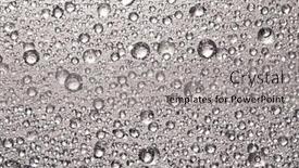  Presentation with water drops - PPT layouts featuring frozen-water-drops-texture-water background and a  colored foreground