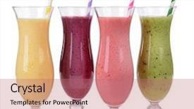  Presentation with cocktail black and white - Cool new presentation with frozen yogurt - delicious berry cocktails isolated backdrop and a coral colored foreground