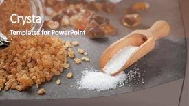  Presentation with fructose - Colorful PPT theme enhanced with fructose - different types and forms backdrop and a coral colored foreground