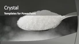  Presentation with sugar loaded foods - Colorful presentation theme enhanced with fructose syrup - spoon with sugar backdrop and a dark gray colored foreground