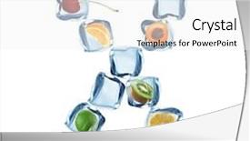  Presentation with cube - Audience pleasing slide deck consisting of old solid stone background or stone background backdrop and a gray colored foreground