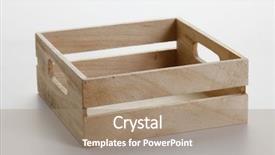  Presentation with stock control - Amazing PPT layouts having stock image of the empty backdrop and a coral colored foreground