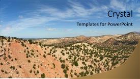  Presentation with fruit trees - Audience pleasing PPT theme consisting of fruit fly - aerial panorama of mountains backdrop and a light blue colored foreground