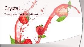  Presentation with strawberries - Amazing PPT layouts having credit agricole - male hands on soil background backdrop and a wine colored foreground