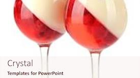  Presentation with jelly - Colorful PPT theme enhanced with fruit-jelly-with-chocolate backdrop and a lemonade colored foreground