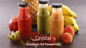  Presentation with fruit juice bottle - 