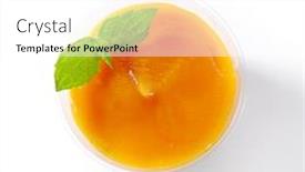  Presentation with mango fruit - Beautiful PPT layouts featuring fruit-panna-cotta-dessert backdrop and a white colored foreground