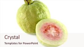  Presentation with tropical fruit - Presentation theme consisting of orto - urban vegetable garden with large background and a dark gray colored foreground