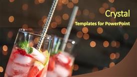  Presentation with biology fungi wine - Presentation with fruit spirit - glass of delicious wine spritzer background and a tawny brown colored foreground