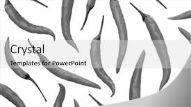  Presentation with red and white - Presentation theme consisting of fruit vegies - red chili peppers on white background and a light gray colored foreground