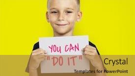  Presentation with life - Presentation theme having fruitful - abundance in life concept background and a gold colored foreground