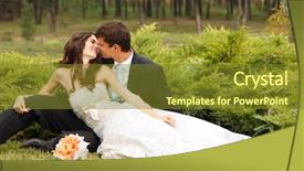  Presentation with beautiful green - Amazing slide set having love music red 3d heart backdrop and a  colored foreground.