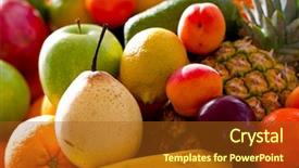  Presentation with guava fruits fresh green fruit - Colorful theme enhanced with fruits - assortment of fresh fruits backdrop and a  colored foreground
