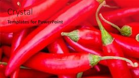  Presentation with market - Theme enhanced with fruits-at-the-market-display and a red colored foreground