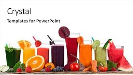  Presentation with healthy juice - Theme featuring fruits bar - fresh juice mix fruit healthy background and a white colored foreground