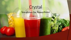  Presentation with healthy juice - Amazing theme having fruits bar - fresh juice mix fruit healthy backdrop and a soft green colored foreground