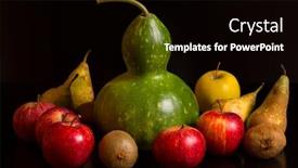  Presentation with dark - Beautiful PPT layouts featuring fruits-on-a-dark-background backdrop and a black colored foreground
