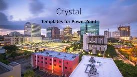  Presentation with florida - Amazing slides having ft-lauderdale-florida-usa-downtown backdrop and a light blue colored foreground