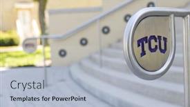  Presentation with texas - Presentation theme with ft-worth-mar-15-texas background and a light blue colored foreground