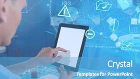  Presentation with surgery room - Amazing PPT theme having ftp - digital composite of doctor holding backdrop and a light blue colored foreground