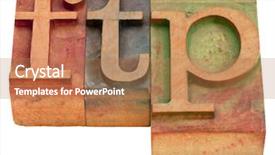  Presentation with transfer - Presentation theme enhanced with ftp file transfer protocol - word background and a coral colored foreground