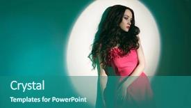  Presentation with art - Amazing presentation design having fuchsia - studio art fashion photo backdrop and a ocean colored foreground