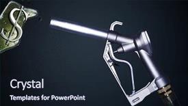  Presentation with fuel oil - Cool new slides with fuel hose dripping petrol oil backdrop and a wine colored foreground