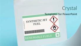  Presentation with energy coal - Slide deck featuring fuel-made-from-a-variety background and a sky blue colored foreground