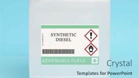  Presentation with energy coal - PPT theme with fuel-made-from-a-variety background and a sky blue colored foreground