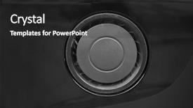  Presentation with fuel tank - PPT theme enhanced with fuel tank cap closeup background and a  colored foreground