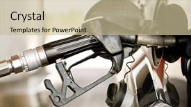  Presentation with refilling - Amazing presentation having oil tank truck - refilling the car backdrop and a soft green colored foreground