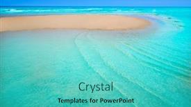  Presentation with spain - Colorful PPT theme enhanced with fuerteventura jandia beach sotavento at canary islands of spain backdrop and a teal colored foreground
