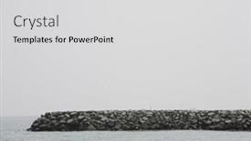  Presentation with uae - Presentation theme with fujairah-uae-rock-jetty-fujairah background and a light gray colored foreground