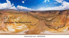  Presentation with mars - PPT theme consisting of full-360-equirectangular-spherical-panorama background and a gold colored foreground