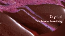 Presentation with chocolate dessert - Presentation theme with full cream milk - abstract background of a mix background and a wine colored foreground
